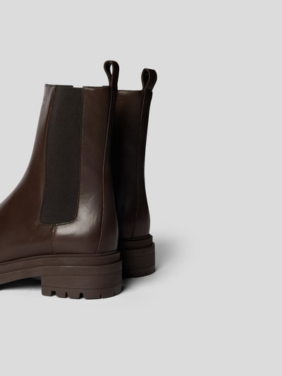 Bash Unifarbene Chelsea Boots Schoko 3