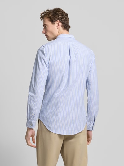 Polo Ralph Lauren Slim fit vrijetijdsoverhemd met knoopsluiting Rookblauw - 5