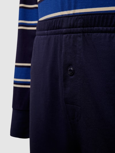 Jockey Pyjama aus Baumwolle Dunkelblau 2