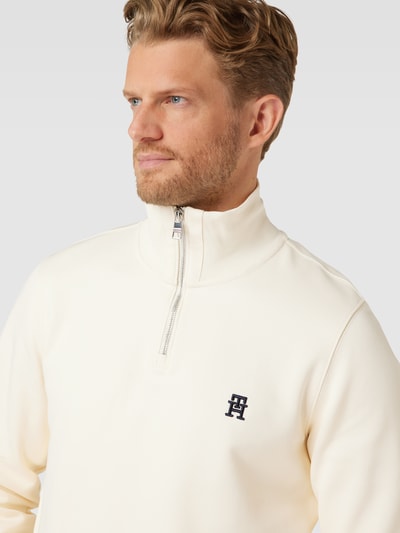 Tommy Hilfiger Sweatshirt mit Stehkragen Beige 3