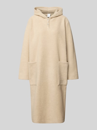 CCDK Copenhagen Szlafrok o kroju relaxed fit z wyhaftowanym logo model ‘Lisbeth’ Beżowy 1