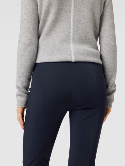 Raffaello Rossi Flared Cut Schlupfhose mit Ziernähten Modell 'MACY' Marineblau 3
