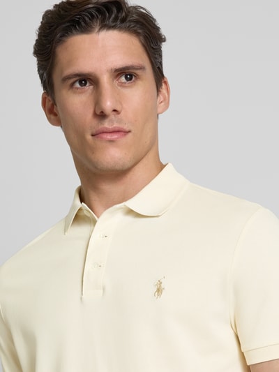 Polo Ralph Lauren Poloshirt mit Label-Stitching Beige 3