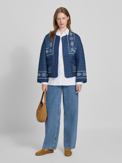 Weekend Max Mara Relaxed fit gewatteerd jack van puur katoen, model 'JADER' Marineblauw - 1