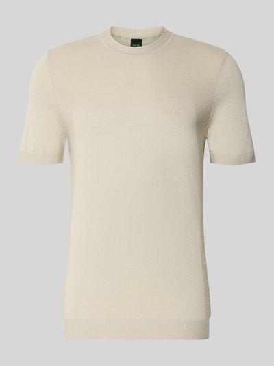 BOSS Green Regular Fit T-Shirt aus Baumwoll-Mix Modell 'MOMENTUM-LITE' Sand 2