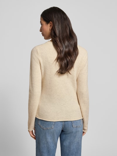 Tommy Hilfiger Slim fit gebreide pullover van zuivere wol  Zand - 5