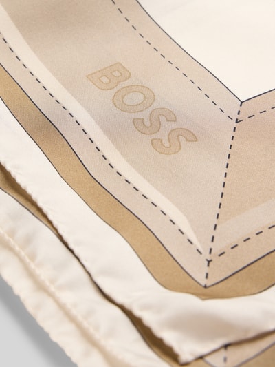 BOSS Tuch aus reiner Seide Beige 2