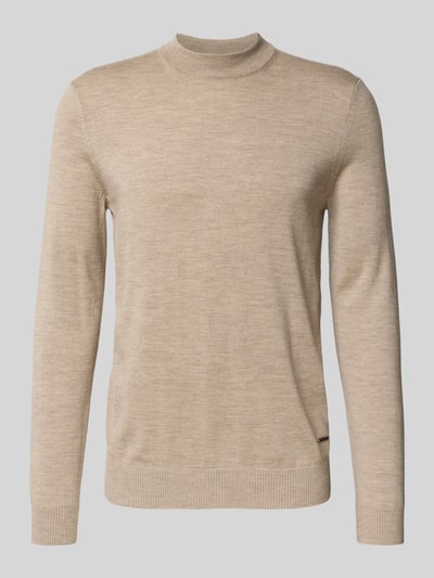 JOOP! Collection Gebreide pullover van zuivere wol, model 'Davide' Beige - 2