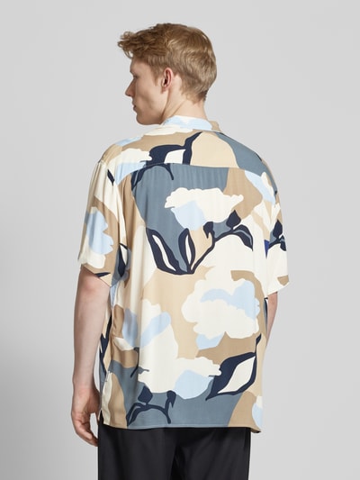 Jack & Jones Regular Fit Freizeithemd mit Resortkragen Modell 'LUKE' Beige 5