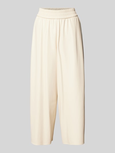 Weekend Max Mara Relaxed fit stoffen broek met elastische band, model 'GENNARO' Beige - 2