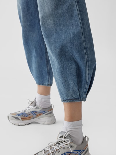 Tibi Mid Rise Jeans im Balloon Fit Hellblau 3