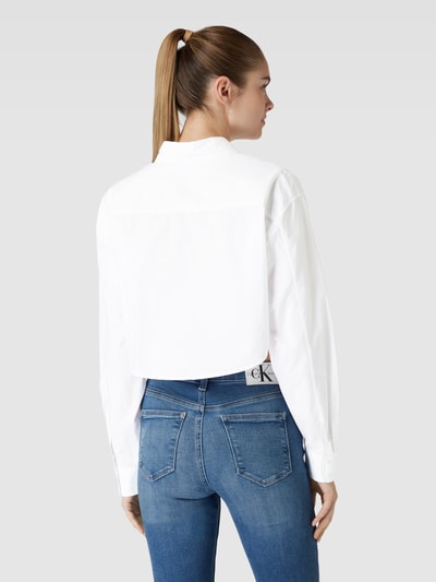 Calvin Klein Jeans Korte blouse met labelpatch Wit - 5
