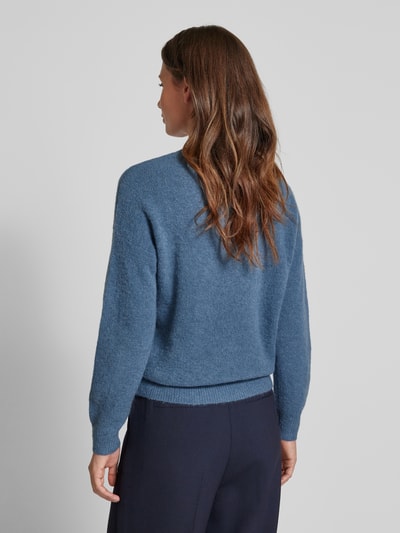 MSCH Copenhagen Strickpullover mit Rundhalsausschnitt Modell 'Festina' Rauchblau 5