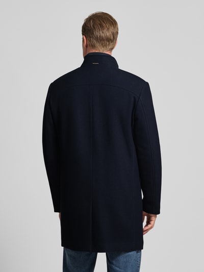 Roy Robson Płaszcz ze stójką Granatowy 5