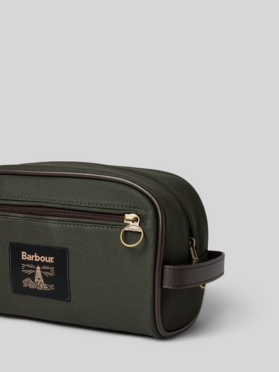 Barbour Kulturbeutel aus reiner Baumwolle Oliv 2