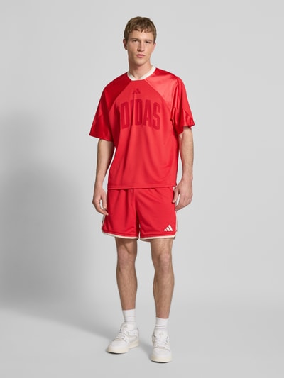 adidas Sportswear Regular fit sport T-shirt met labelprint Rood - 1