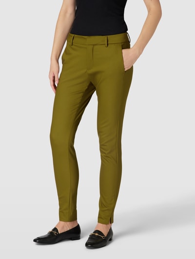 MOS MOSH Stoffhose mit Label-Detail Modell 'Abbey' Schilf 4
