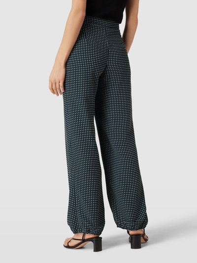 Emporio Armani Stoffen broek met all-over motief Marineblauw - 5