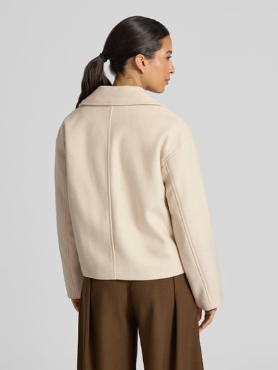 VERO MODA Regular Fit Trenchcoat mit doppelreihiger Knopfleiste Modell 'VINCELINE' Ecru 5
