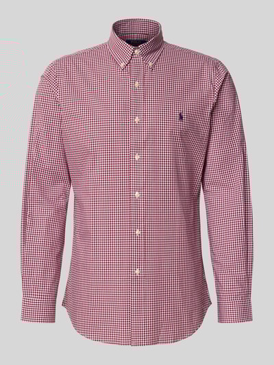 Polo Ralph Lauren Freizeithemd mit Knopfleiste Flieder 2