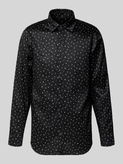 ARMANI EXCHANGE Freizeithemd mit Knopfleiste Modell 'CAMICIA' Black 2