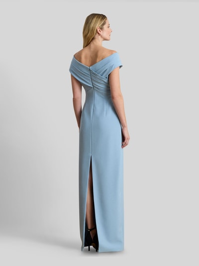 Lauren Ralph Lauren Abendkleid aus Crêpe Hellblau 5