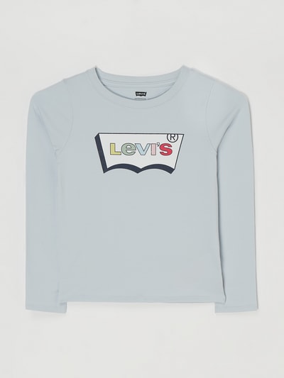 Levi’s® Kids Shirt met lange mouwen en logo Bleu - 1