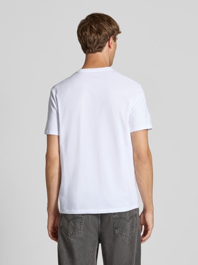 Calvin Klein Jeans T-shirt met labelprint Wit - 5