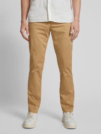 Tommy Hilfiger Chinosy z wpuszczanymi kieszeniami model ‘DENTON’ Khaki 4