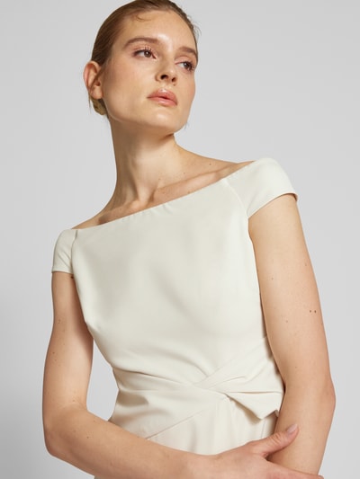 Lauren Ralph Lauren Off-Shoulder-Kleid mit Nahtreißverschluss Modell 'SARAN' Offwhite 3