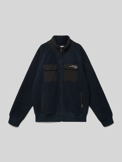 Garcia Jacke aus Teddyfell Dunkelblau 1