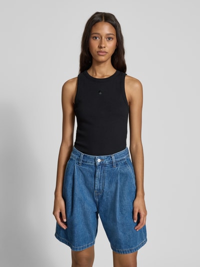 Carhartt Work In Progress Top z prążkowanymi wykończeniami model ‘Philips’ Czarny 4