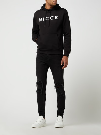 Nicce London Hoodie mit Logo Black 1