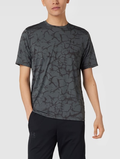 Under Armour T-shirt met all-over motief Antraciet - 4