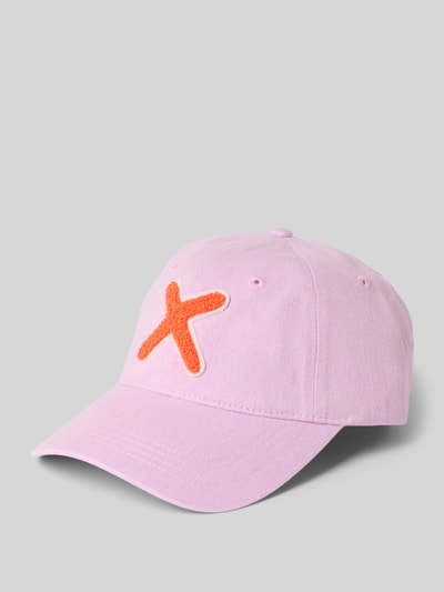 Produktfoto, Base Cap mit Allover-Logo-Print Modell 'Kobe' von Unio aus bawełna, nadruk z logo na całej powierzchni, wyhaftowany motyw