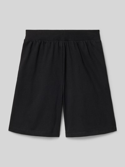 Productfoto, Regular Fit Sweatshorts aus Baumwoll-Mix van s.Oliver RED LABEL, look: effen in zwart, elastische boord, sweat, katoenmix