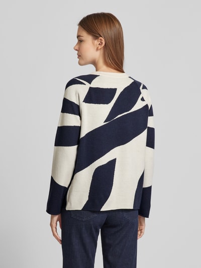 Betty Barclay Gebreide pullover met ronde hals Offwhite - 5