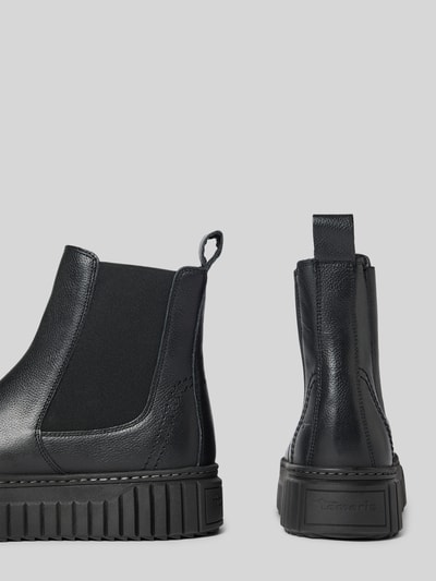 Tamaris Chelsea boots van echt leer  Zwart - 2