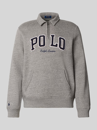 Polo Ralph Lauren Sweatshirt met labelstitching Middengrijs - 2