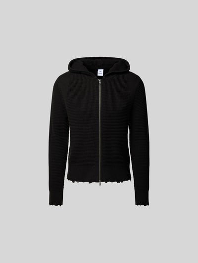 WON HUNDRED Slim Fit Jacke in Strick-Optik Black 2