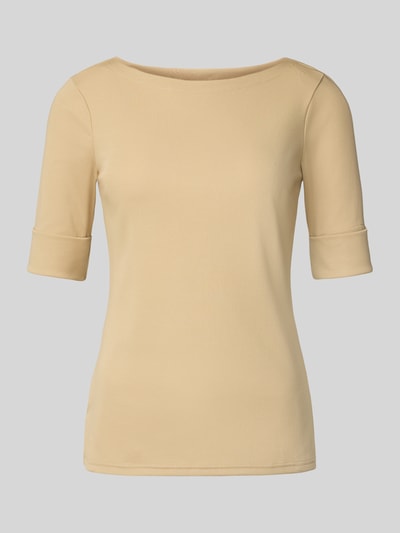Lauren Ralph Lauren T-Shirt mit Rundhalsausschnitt Modell 'JUDY' Camel 2