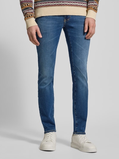 Brax Tapered Fit Jeans im 5-Pocket-Design Modell 'CHRIS' Jeansblau 4