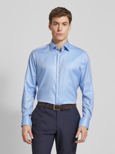 Christian Berg Men Regular Fit Business-Hemd mit Kentkragen Bleu 4