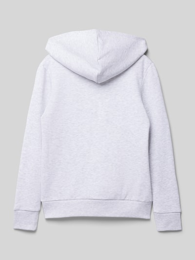 Jack & Jones Loose Fit Hoodie mit Känguru-Tasche Modell 'CALEB' Hellgrau Melange 3