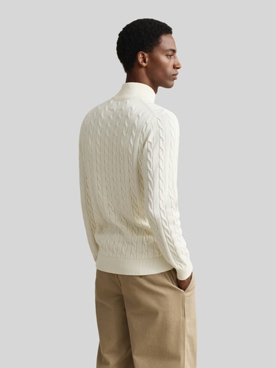 GANT Troyer mit Half Zip Offwhite 5