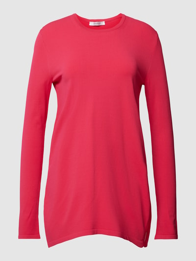 MaxMara Leisure Gebreide pullover met zijsplitten, model 'ARNES' Fuchsia - 2