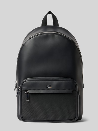 BOSS Rucksack mit Label-Prägung Modell 'RAY' Black 2