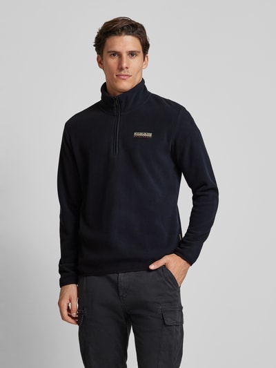 Napapijri Sweatshirt met opstaande kraag Zwart - 4