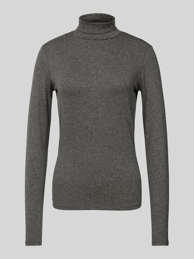 Weekend Max Mara Longsleeve mit Stehkragen Modell 'MULTIF' Anthrazit 1