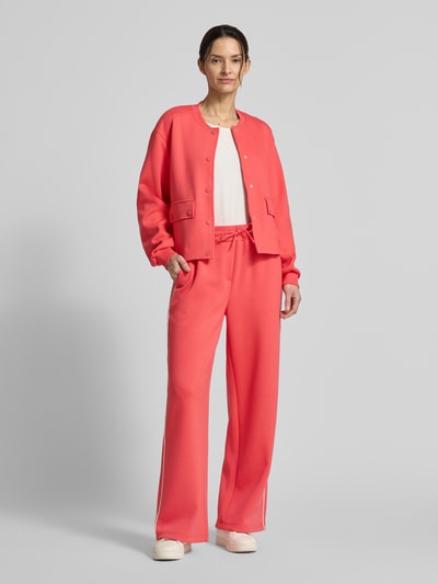 ICHI Regular Fit Jacke mit Viskose-Anteil Modell 'Kate' Neon Pink 1